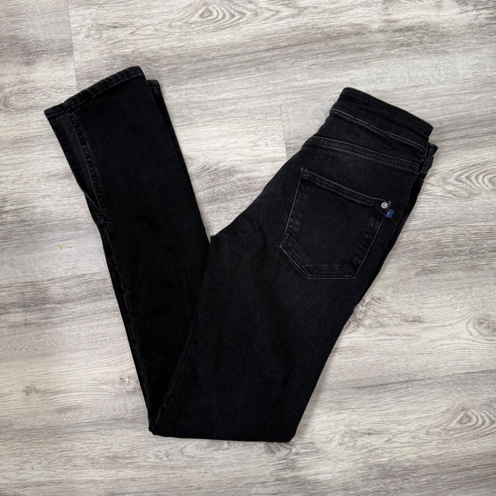 Anthropologie Pilcro Women's Black Wash Denim Skinny‎ Jeans Size 25 Modern Style